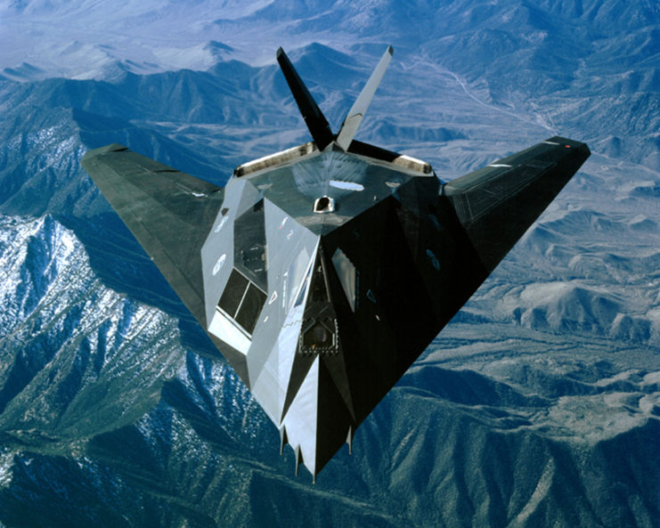 Lockheed F-117 Nighthawk in flight