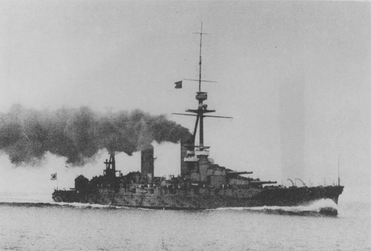 Fusō at sea
