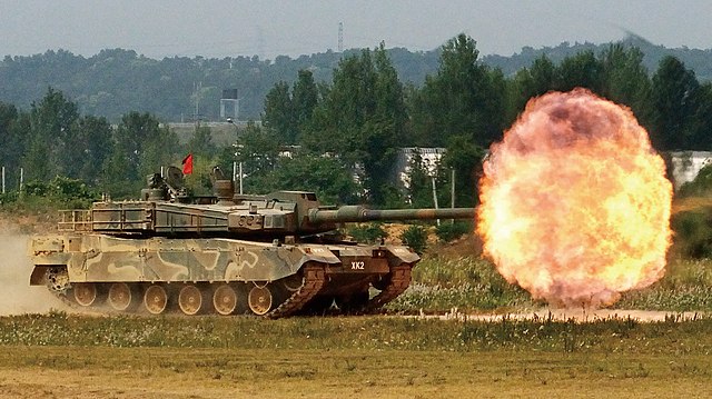 K2 Black Panther firing its main gun