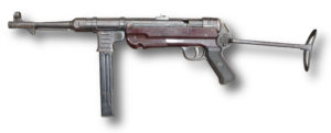 MP 40 against a white backdrop
