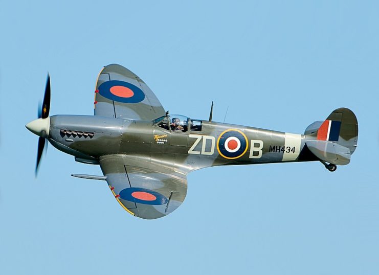 Supermarine Spitfire in flight