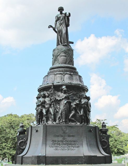 Confederate monument at Arlington National Cemetery