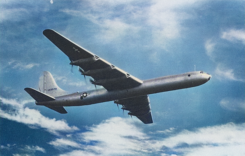 Convair B-36 Peacemaker in flight