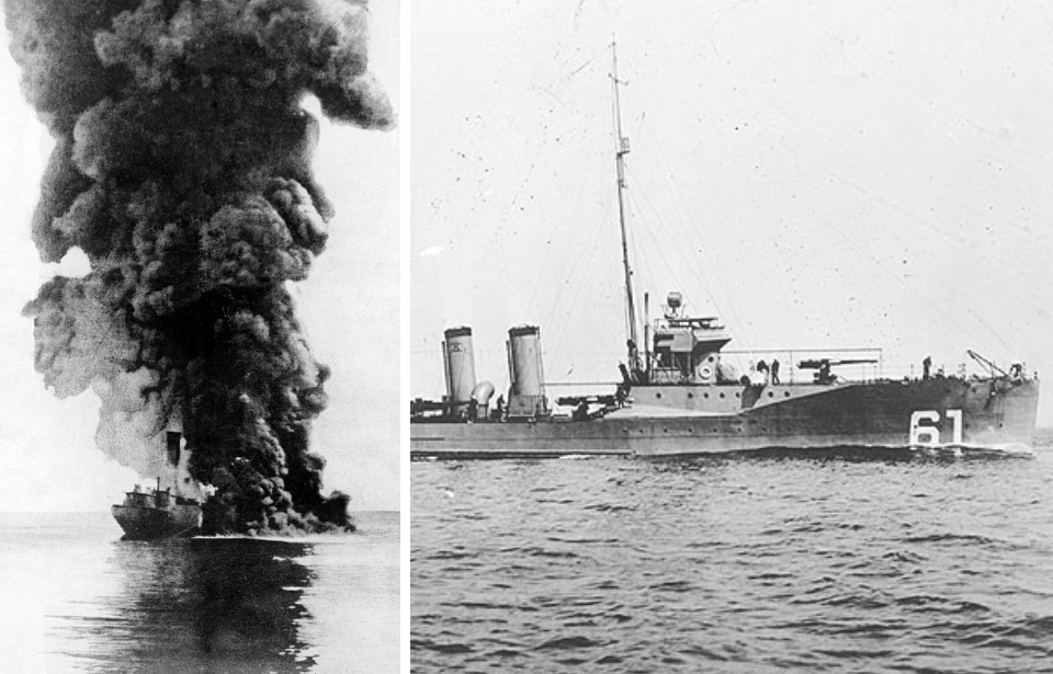 Photo Credits: 1. Daily Mirror / Mirrorpix / Getty Images 2. Naval History and Heritage Command / Wikimedia Commons / Public Domain