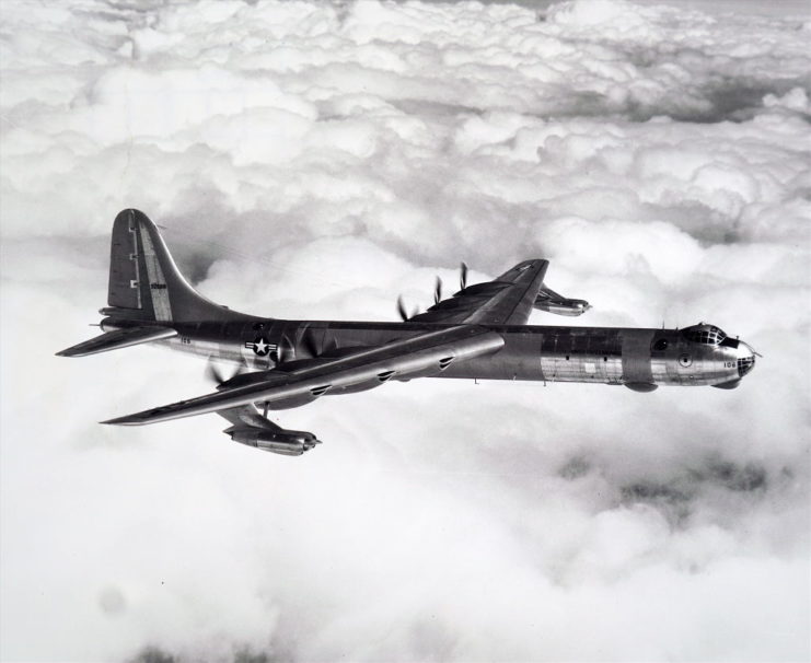 Convair B-36 Peacemaker in flight