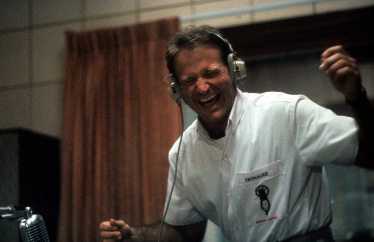 Robin Williams as Adrian Cronauer in 'Good Morning, Vietnam'