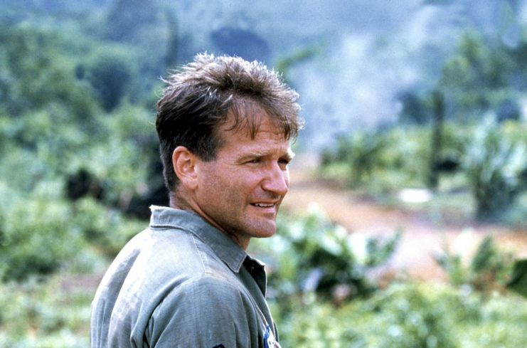 Robin Williams as Adrian Cronauer in 'Good Morning, Vietnam'