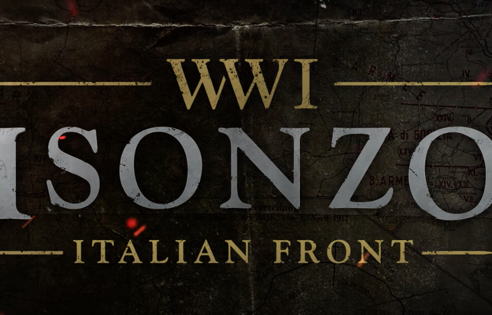 Title screen for 'Isonzo'