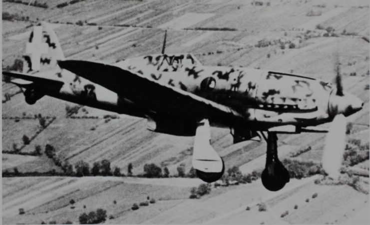 Macchi C.202 Folgore in flight