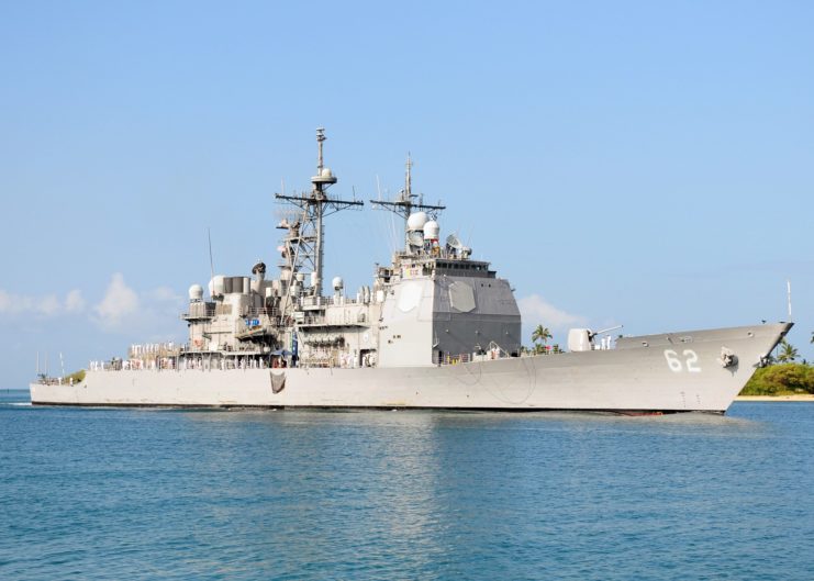 USS Chancellorsville (CG-62) at sea