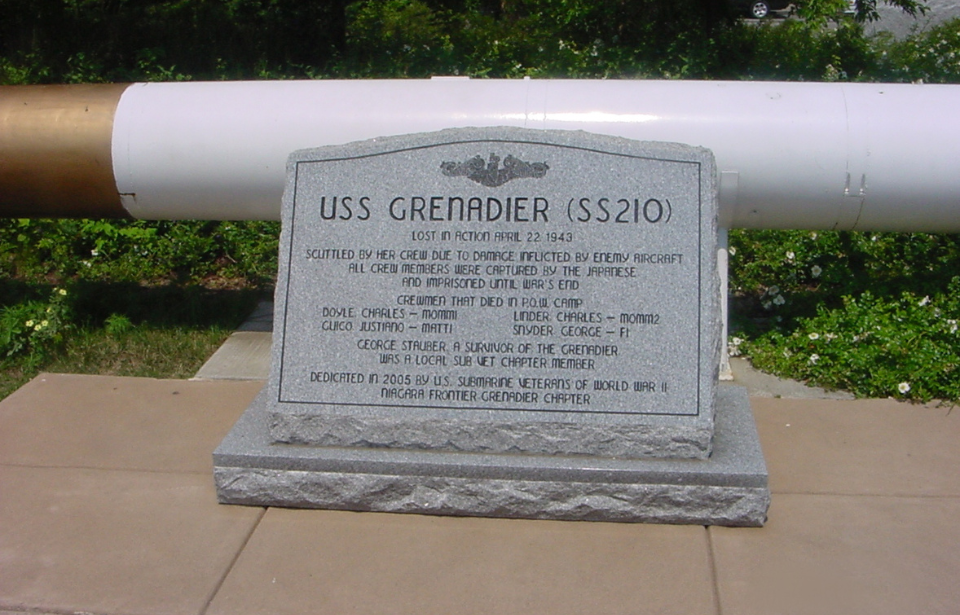 Memorial for the USS Grenadier (SS-210)