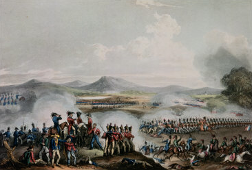 Painting of the Battle of Talavera