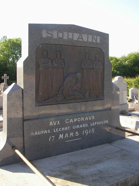 Souain Corporals Affair memorial