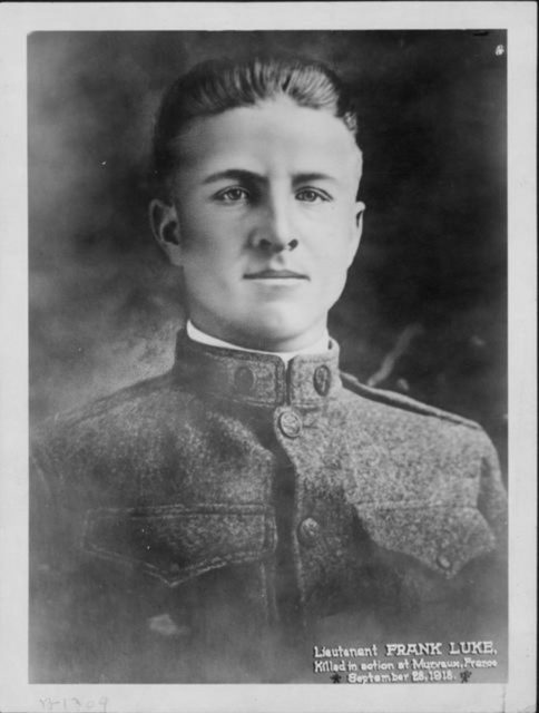 Military portrait of Frank Luke