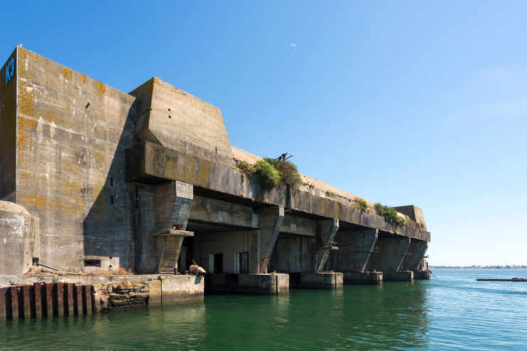 Exterior of the Lorient Submarine Base