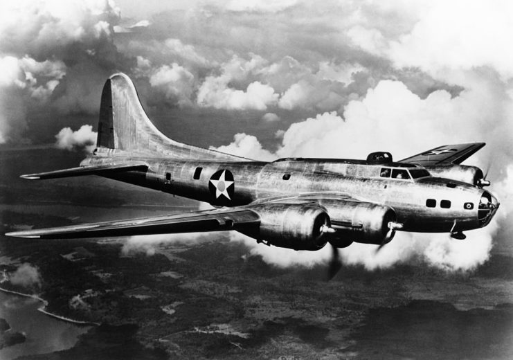 Boeing B-17 Flying Fortress in flight