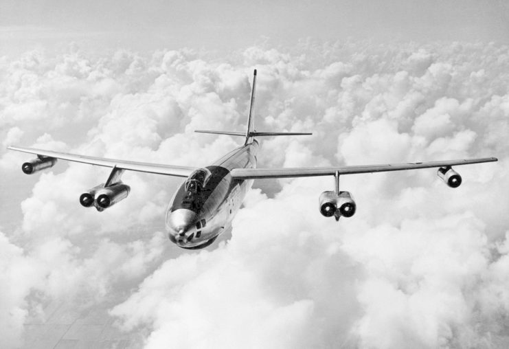 Boeing B-47 Stratojet in flight