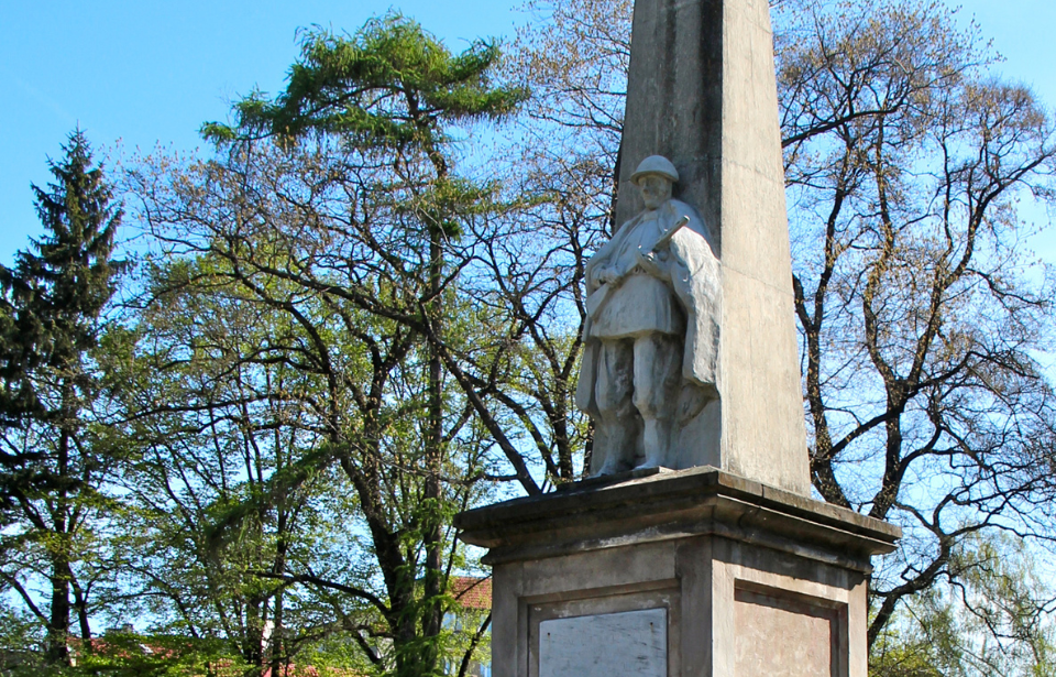 Soviet-era monument in Glubczyce, Poland