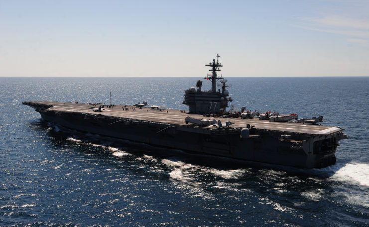 USS George H.W. Bush (CVN-77) at sea