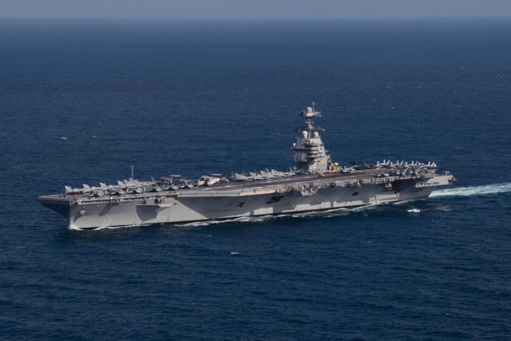 USS Gerald R. Ford (CVN-78) at sea