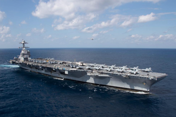 USS Gerald R. Ford (CVN-78) at sea