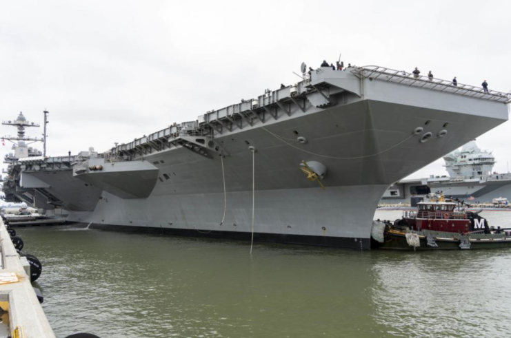 USS Gerald R. Ford (CVN-78) at port