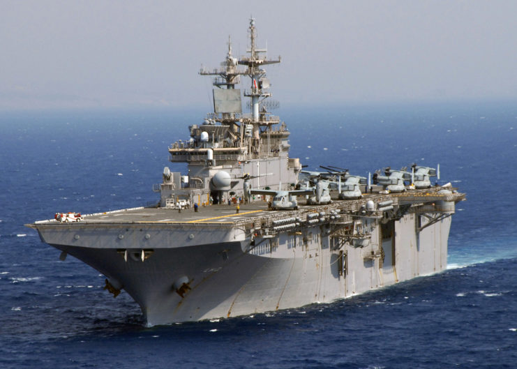 USS Wasp (LHD-1) at sea