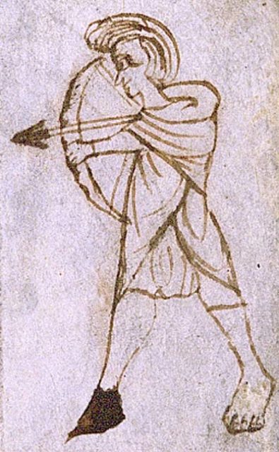 Illustration of a Welsh Bowman