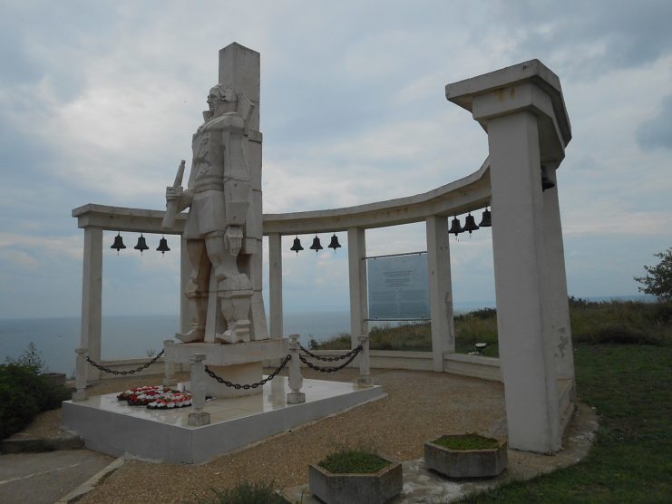 Monument dedicated to Fyodor Ushakov