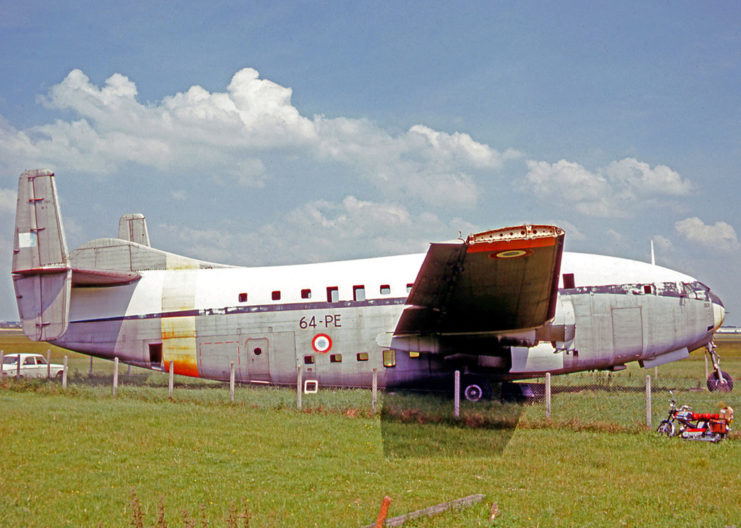 Bréguet BR.765 Deux-Ponts parked on grass