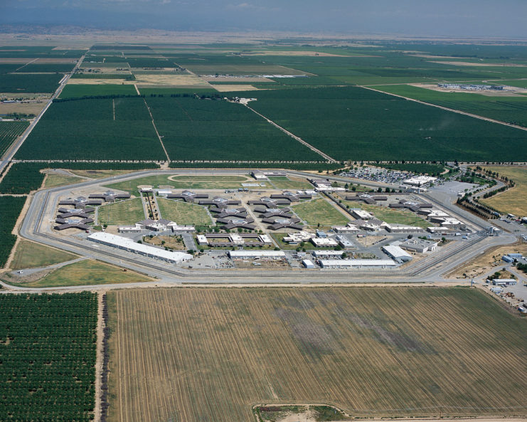 Aerial view of the Central California Women's Facility