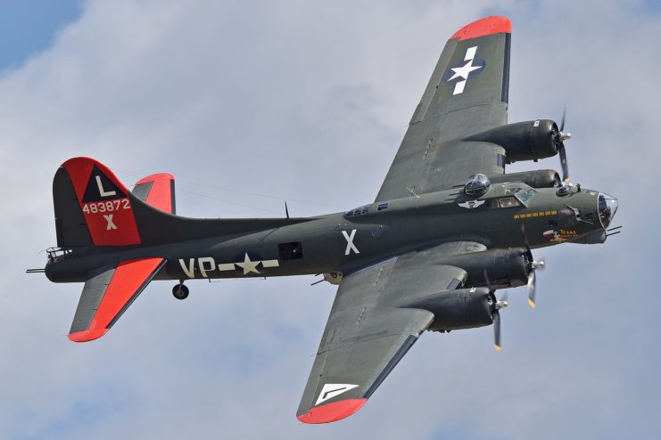 Douglas B-17G Flying Fortress in flight