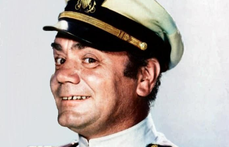 Ernest Borgnine as Lt. Cmdr. Quinton McHale in 'McHale's Navy'