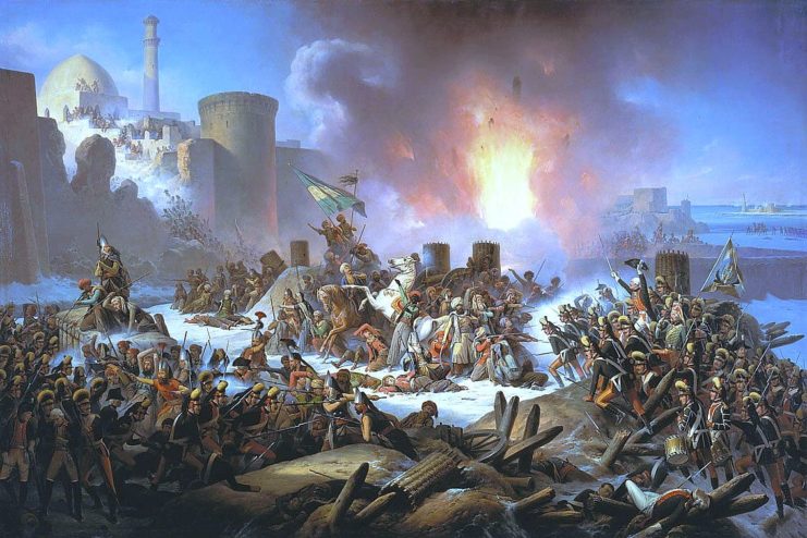 Painting show the Victory of Ochakiv
