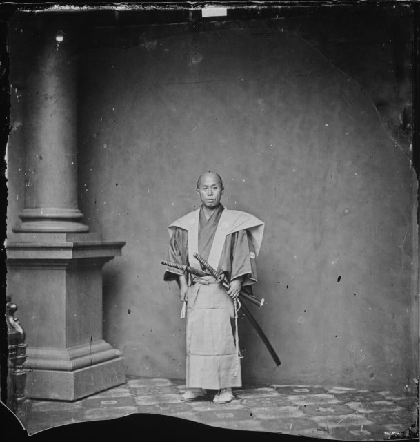 Man in traditional Japanese dress