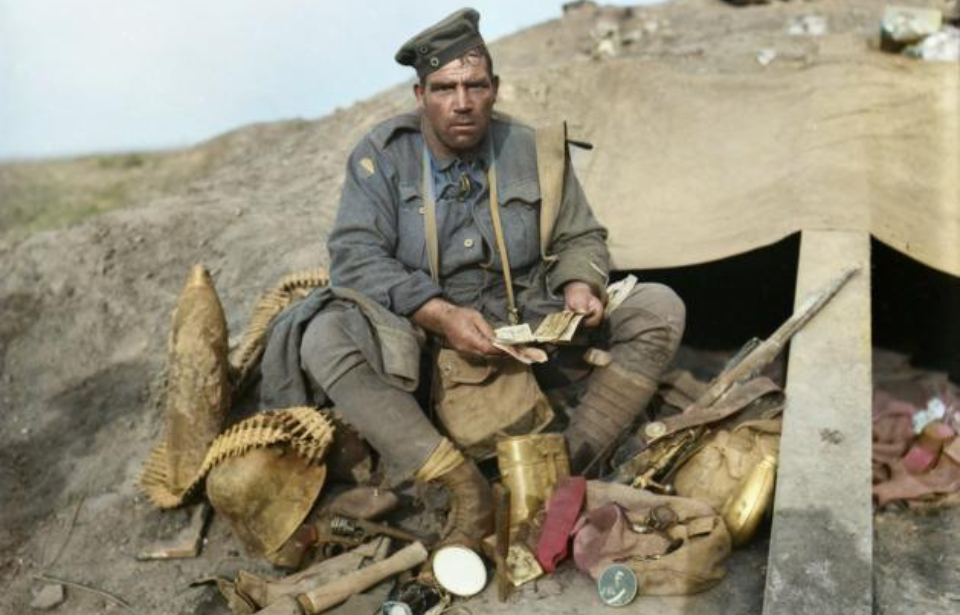 Photo Credit: Frank Hurley / Australian War Memorial / Wikimedia Commons / Public Domain (Colorized by Palette.fm)