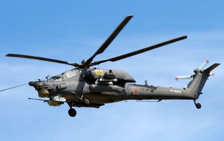 Mil Mi-28N in flight