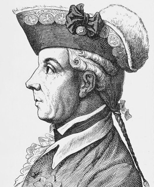 Sketch of Prince Henry of Prussia