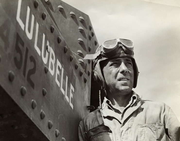 Humphrey Bogart as Sgt. Joe Gunn in 'Sahara'