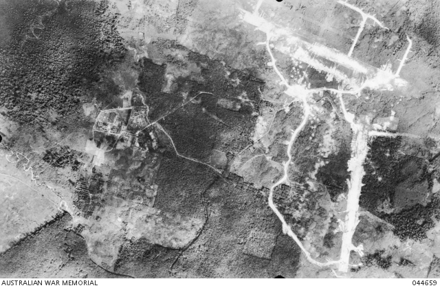 Aerial view of Sandakan camp