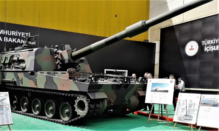 T-155 Fırtına on display