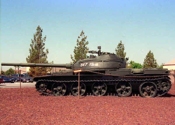 T-62 on display outside