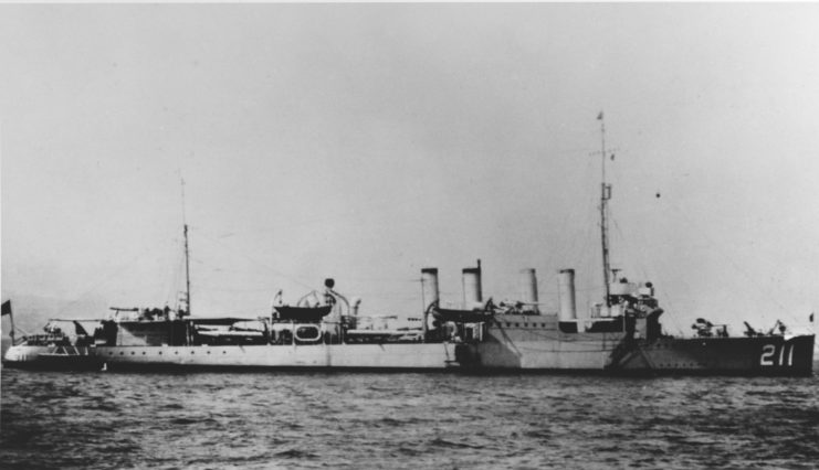 USS Alden (DD-211) at sea
