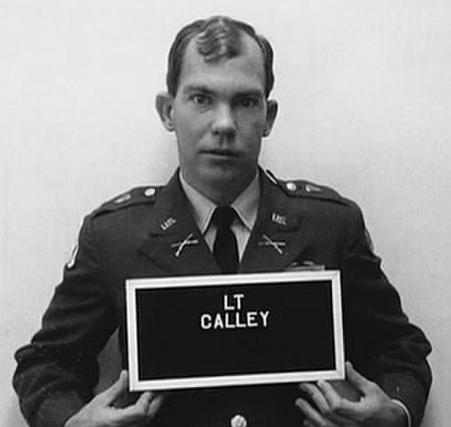 William Calley's booking photo