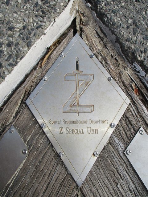 Memorial dedicated to Z Special Unit