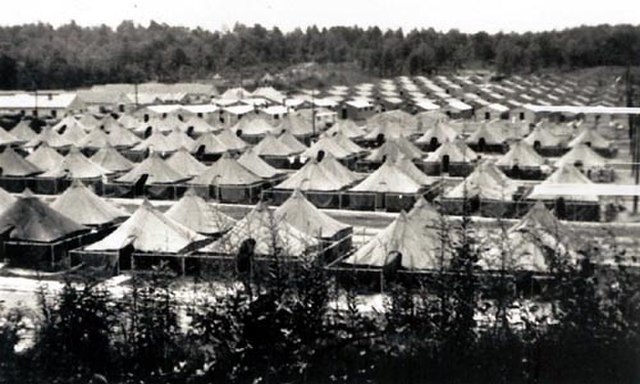 Aerial view of Camp Toccoa, Georgia