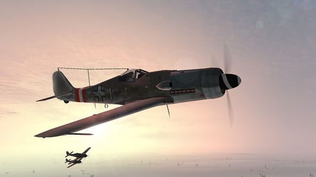 Three Focke-Wulf Fw 190D-9s in flight