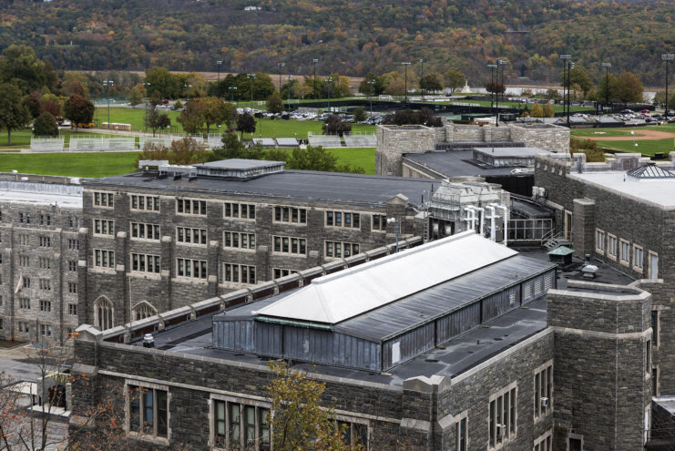 Exterior of the US Military Academy West Point