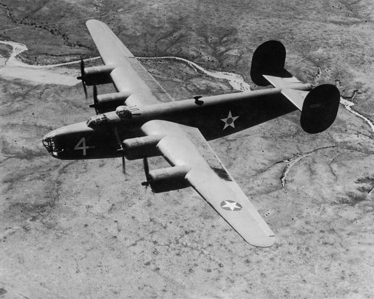 Consolidated B-24 Liberator in flight