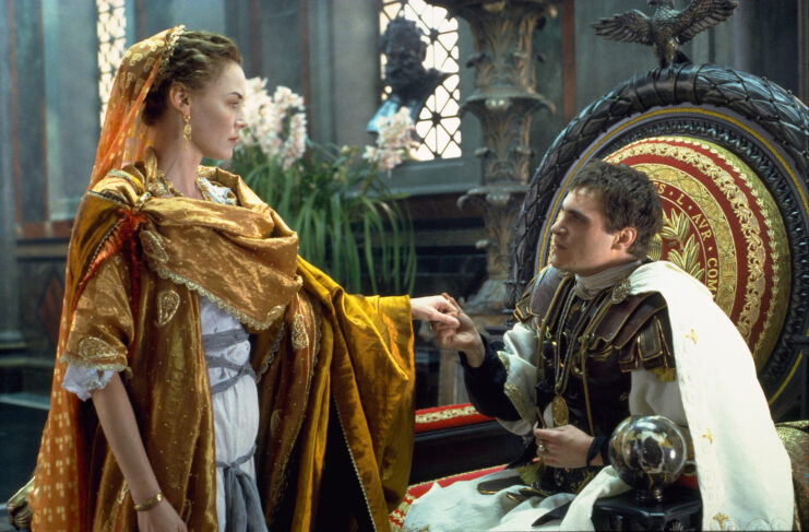 Connie Nielsen and Joaquin Phoenix as Lucilla and Commodus in 'Gladiator'